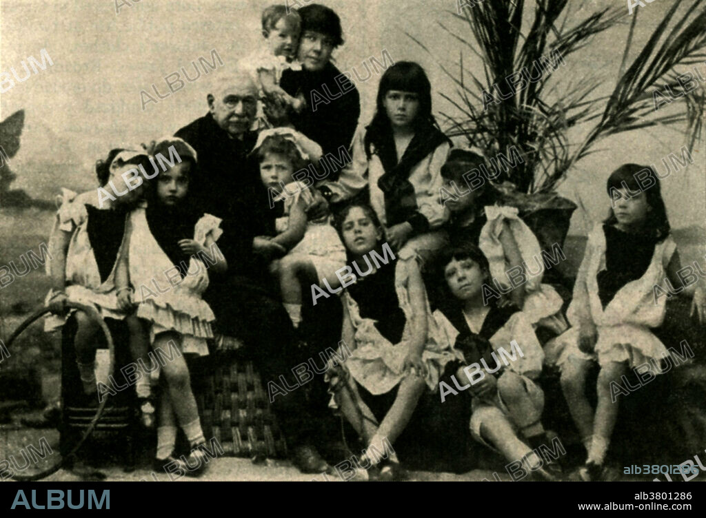 Ferdinand de Lesseps and Family, Ferdinand de Lesseps (1805-1894) was a French developer of the Suez Canal.