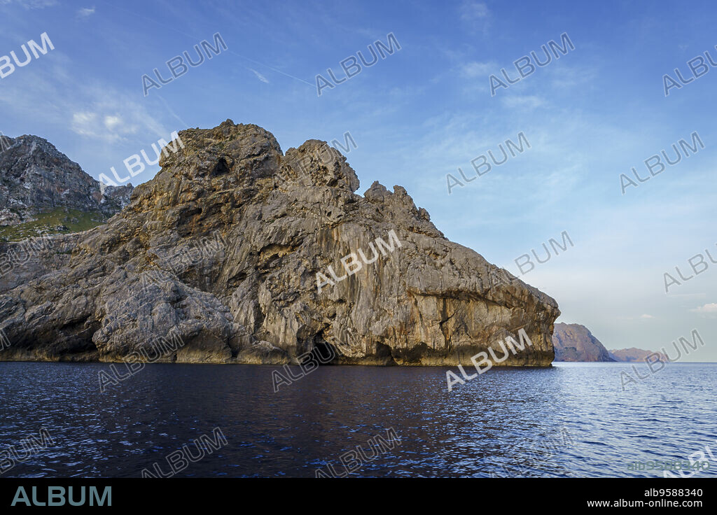 Punta Beca, Tramuntana coast, Pollensa, Majorca, Balearic Islands, Spain.