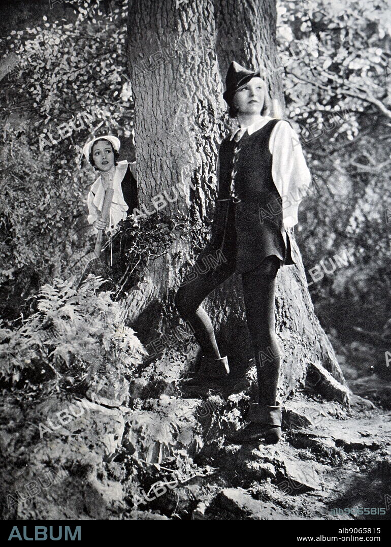 Photograph of Elisabeth Bergner (1897-1986) a German-Jewish actress in the 1936 film 'As You Like It'. Dated 20th Century.