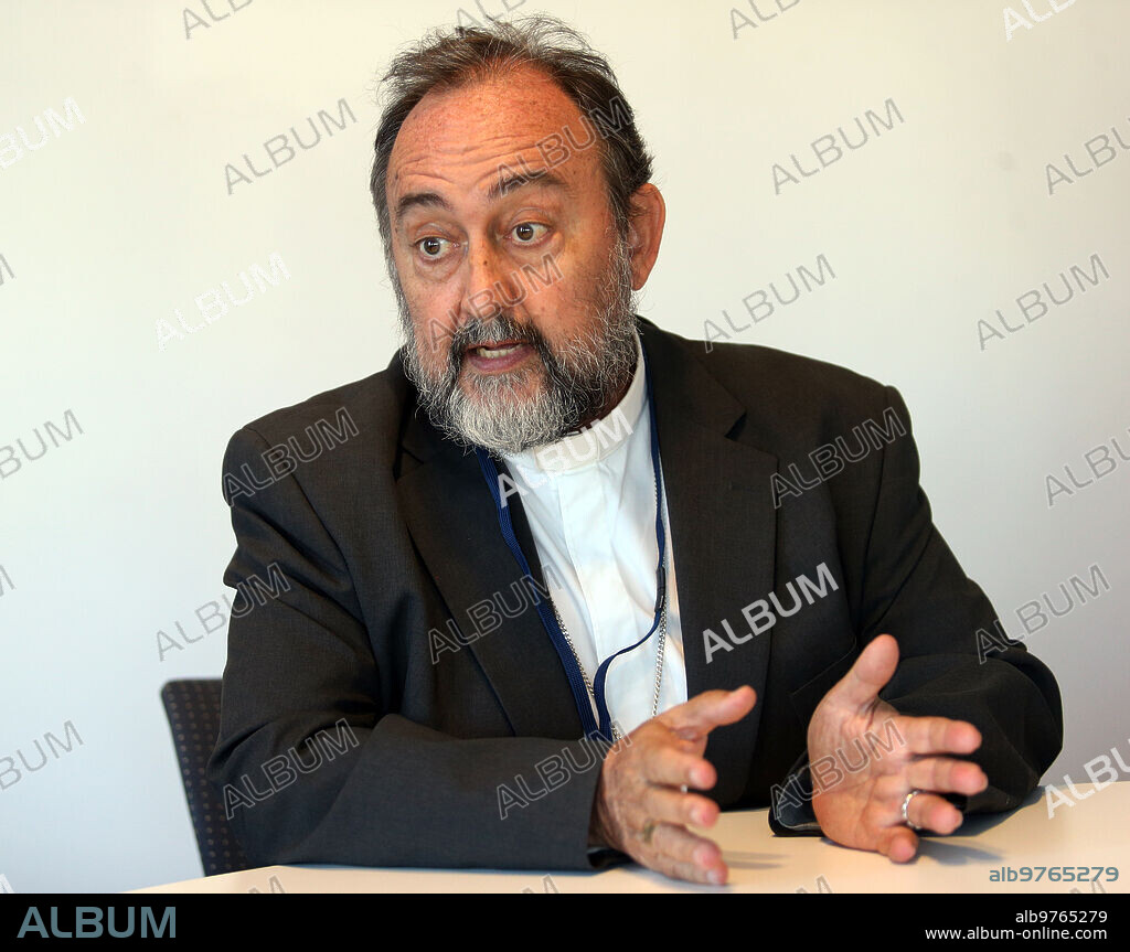 Madrid, 03/09/2015. Entrevista A monseñor Juan José Aguirre. Foto: Ernesto agudo Archdc.