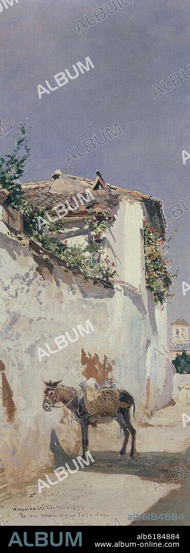 RAFAEL LATORRE (1872-1960). CALLE GRANADINA - 1899.