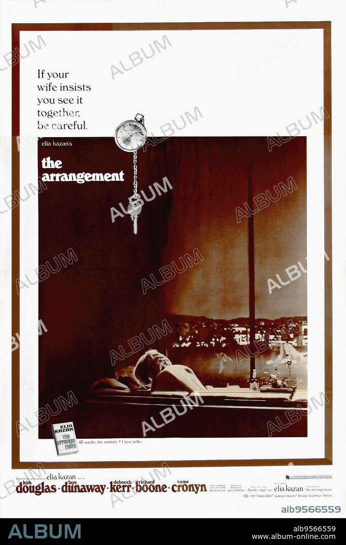 Poster of THE ARRANGEMENT, 1969, directed by ELIA KAZAN. Copyright ELIA KAZAN PROD / WARNERS.