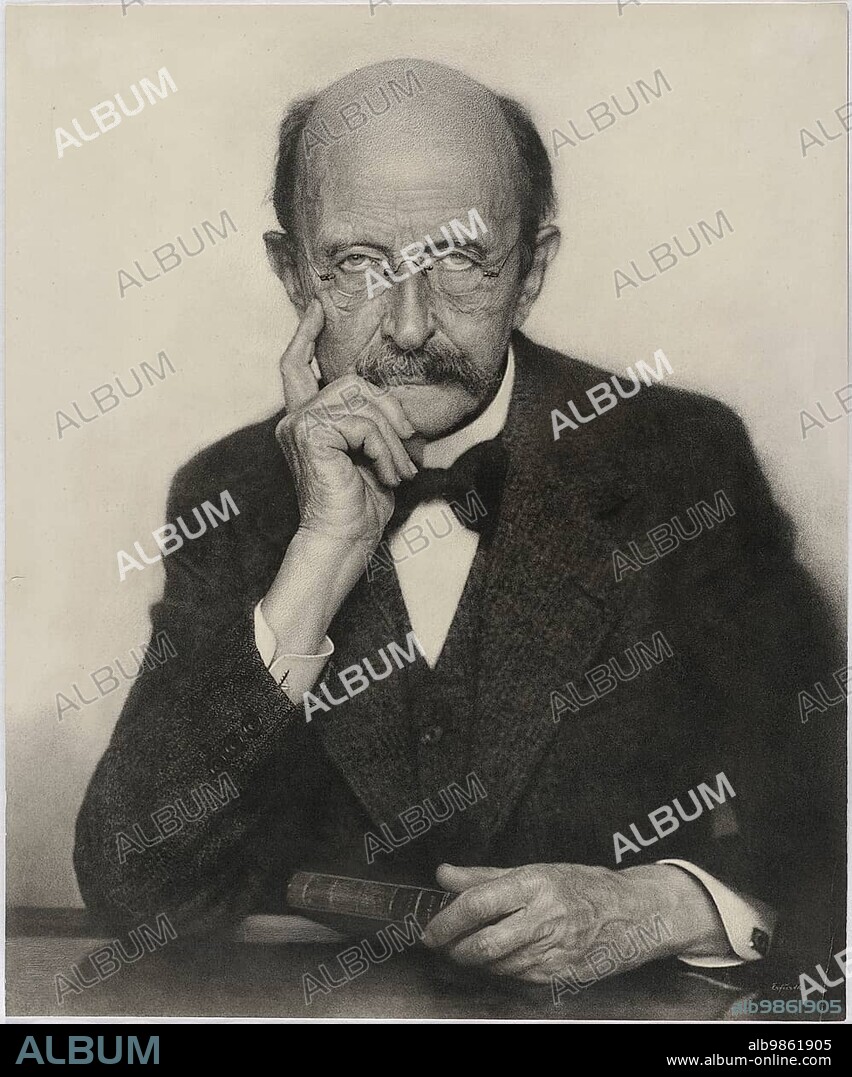 Max Karl Ernst Ludwig Planck (23 April 1858) (4 October 1947) was a German physicist in the field of theoretical physics. He is considered the founder of quantum physics, digitally restored reproduction of a public domain photo by Hugo Erfurth
