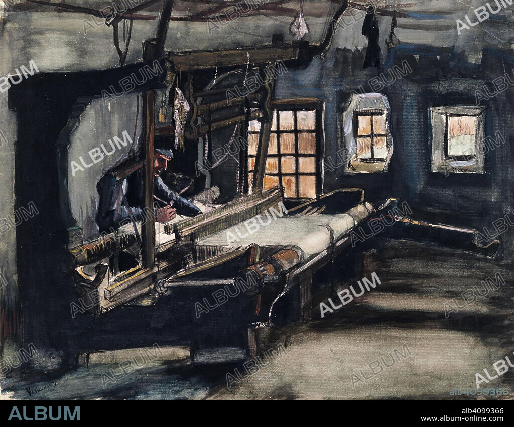 VINCENT VAN GOGH. Weaver. Date: December 1883-August 1884, Nuenen. Dimensions: 35.5 cm x 44.6 cm.