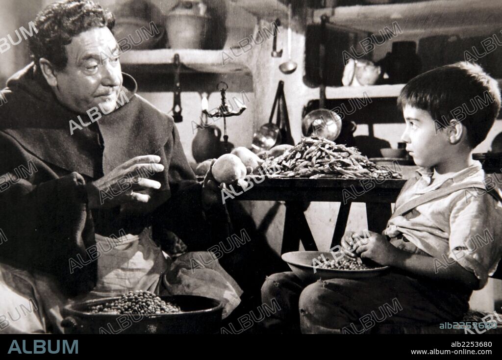 PELICULA : MARCELINO PAN Y VINO , 1955. BASADA EN LA OBRA DE JOSE MARIA SANCHEZ SILVA. DIRECTOR , Ladislao Vajda. ACTORES , PABLITO CALVO.