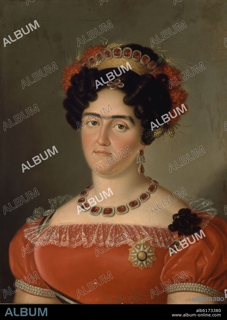 LUIS DE LA CRUZ Y RÍOS. MARIA FRANCISCA DE ASIS DE BRAGANZA.