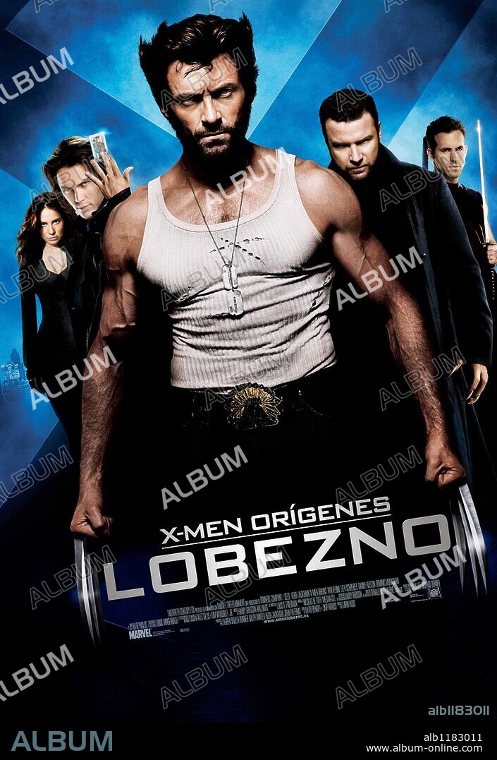 Poster de X-MEN ORIGENES: LOBEZNO, 2009 (X-MEN ORIGINS: WOLVERINE), dirigida por GAVIN HOOD. Copyright 20TH CENTURY FOX.