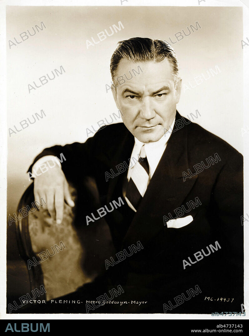 Portrait de Victor FLEMING (1883-1949). Photogaphie anonyme vers 1930 . Credit : Coll. Reza / KHARBINE-TAPABOR.
