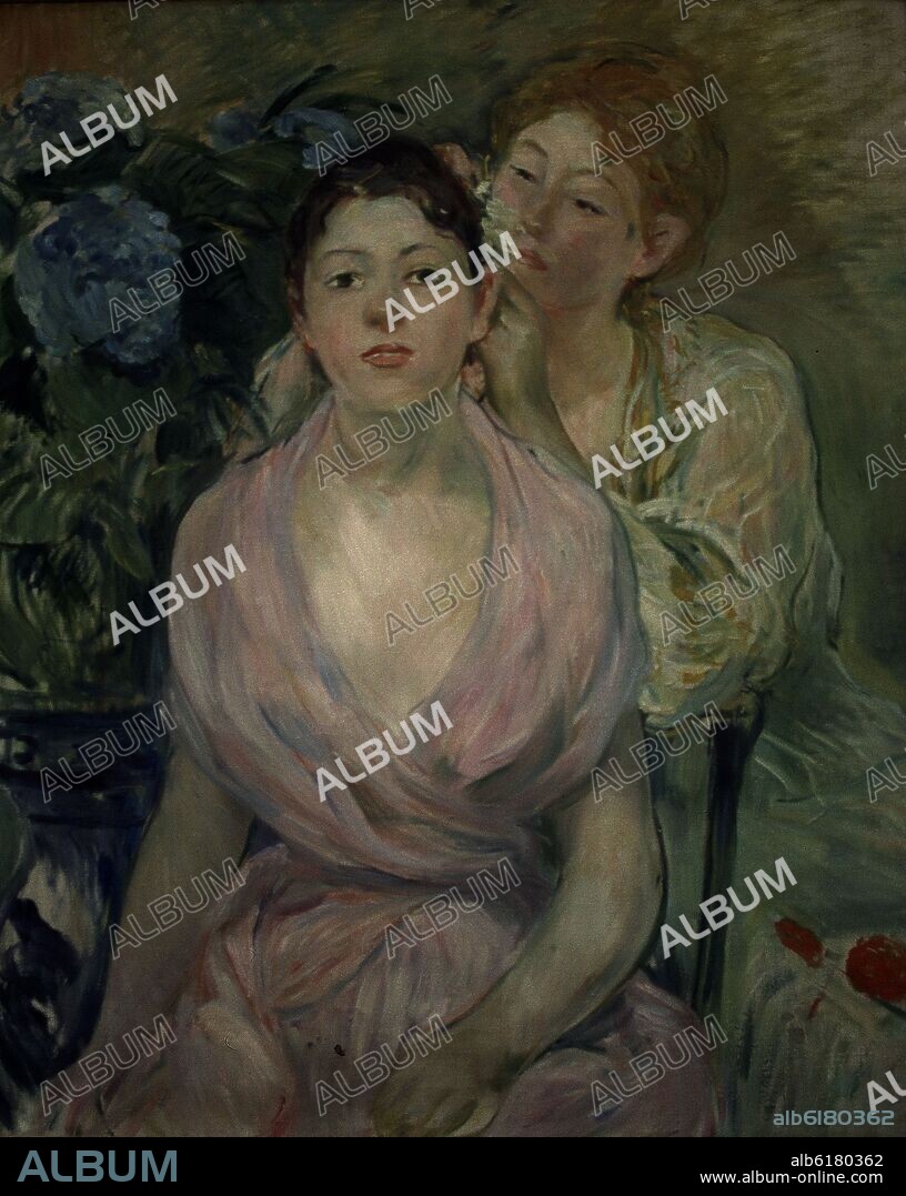BERTHE MORISOT (1841-1895). LA HORTENSIA - SIGLO XIX - IMPRESIONISMO FRANCES.