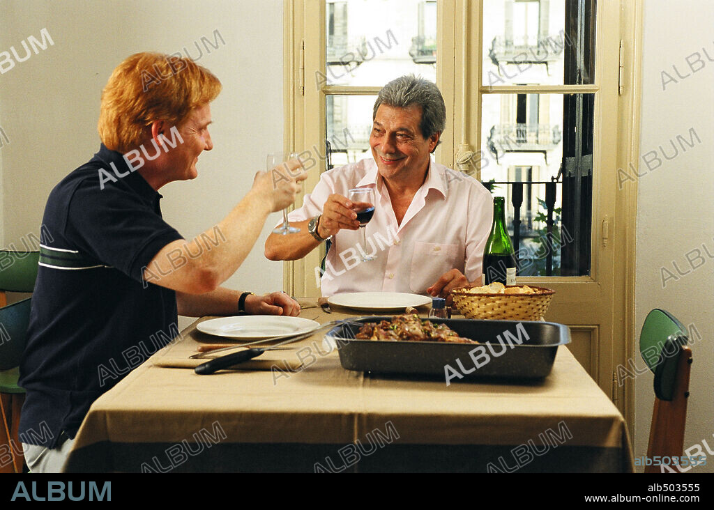 ENRIQUE MARTINEZ y SANCHO GRACIA en MALA UVA, 2004, dirigida por JAVIER DOMINGO. Copyright WANDA VISION/FENIX PC.