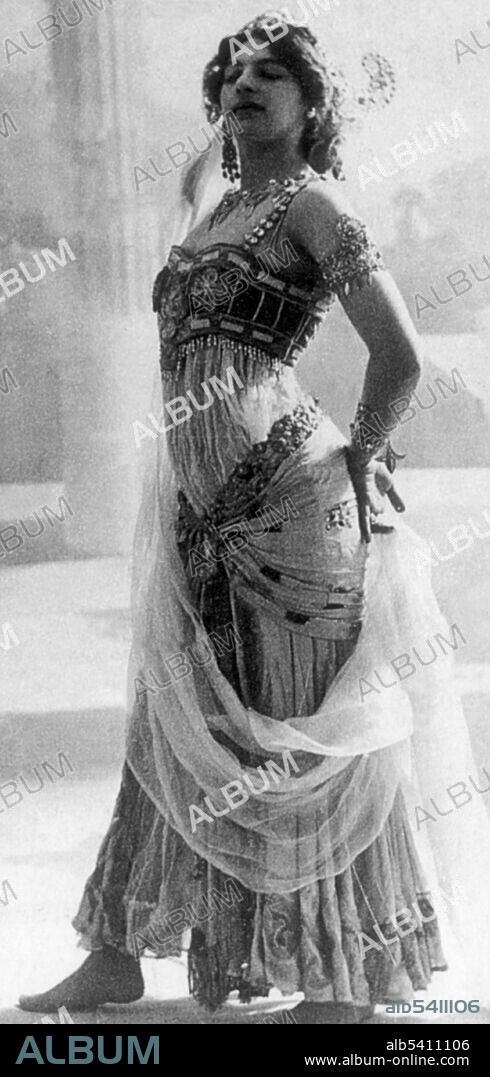Mata Hari, Dutch Exotic Dancer and Courtesan