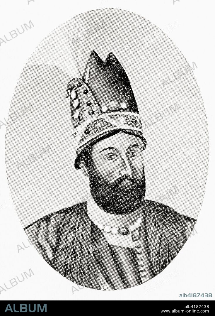 Nader Shah Afshar, aka Nader Qoli Beyg or Tahm?sp Qoli Khan, 1688- 1747.  Shah of Iran (Persia).  From Hutchinson's History of the Nations, published 1915.