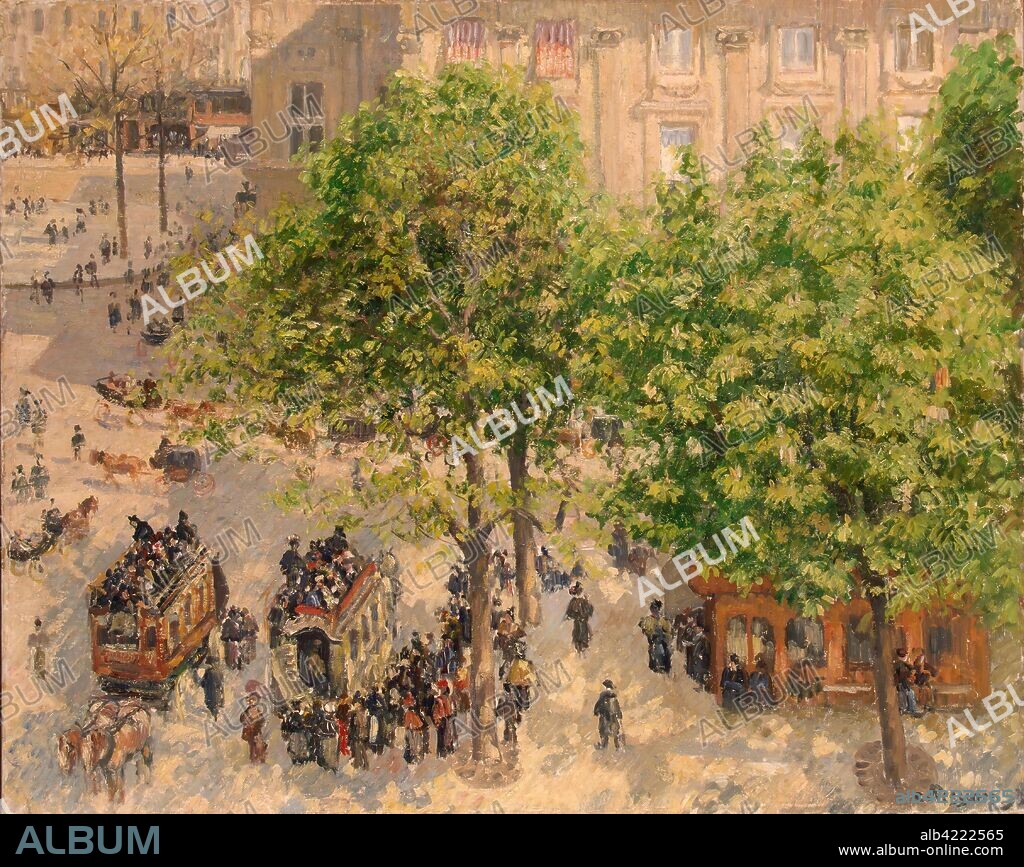 CAMILLE PISSARRO. 'Place du Theatre-Francais. Spring'. France, 1898. Dimensions: 65,5x81,5 cm.