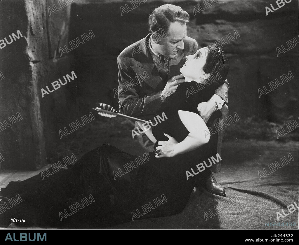 GLORIA HOLDEN and OTTO KRUGER in DRACULA'S DAUGHTER, 1936, directed by LAMBERT HILLYER. Copyright UNIVERSAL PICTURES.