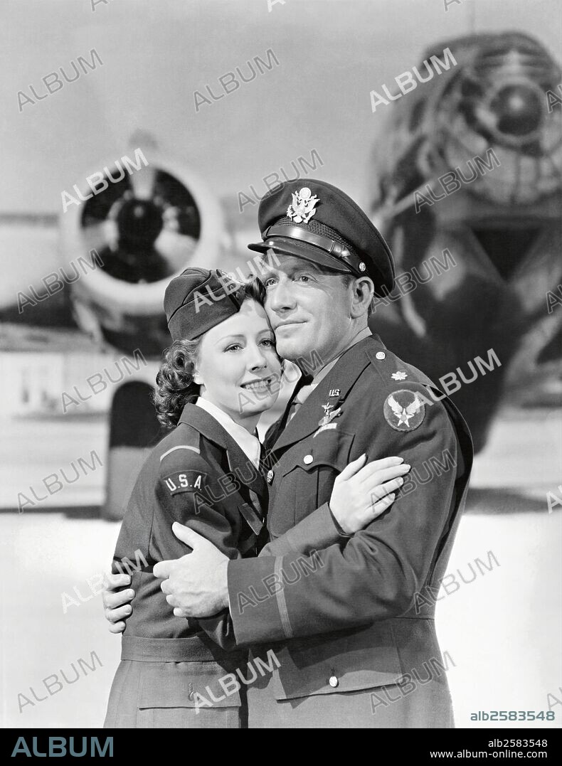 IRENE DUNNE and SPENCER TRACY in A GUY NAMED JOE, 1943, directed by VICTOR FLEMING. Copyright M.G.M.