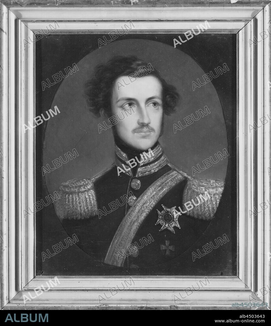 After Friedrich Dürck, Prince Frans Gustav Oscar, GUSTAV (1827-1852), Prince of Sweden, Prince of Sweden and Norway, Duke of Uppland, painting, Prince Gustaf, Pastel on paper, Pastel on, paper, Height, 42 cm (16.5 inches), Width, 33.5 cm (13.1 inches).