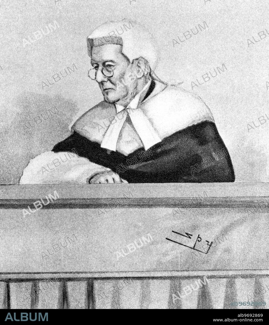 The judge at the last trial of Oscar Wilde , Mr Justice Wills , who sentenced Wilde to two years imprisonment with hard labour.