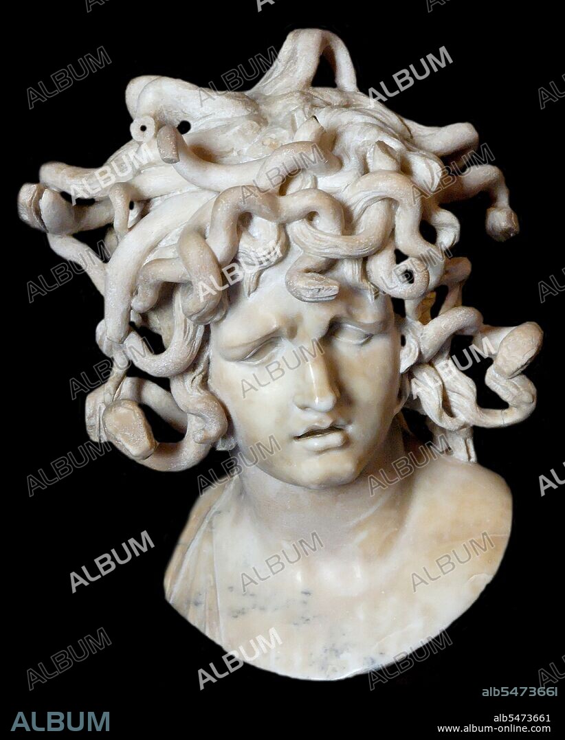 In Greek mythology Medusa (Greek: ??d??sa, 'guardian, protectress') was a Gorgon, a chthonic monster, and a daughter of Phorcys and Ceto. Gazing directly upon her would turn onlookers to stone. She was beheaded by the hero Perseus, who thereafter used her head as a weapon until he gave it to the goddess Athena to place on her shield. In classical antiquity the image of the head of Medusa appeared in the evil-averting device known as the Gorgoneion.