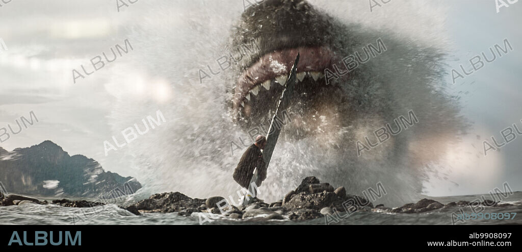 JASON STATHAM en MEGALODON 2: LA FOSA, 2023 (MEG 2: THE TRENCH), dirigida por BEN WHEATLEY. Copyright Apelles Entertainment.