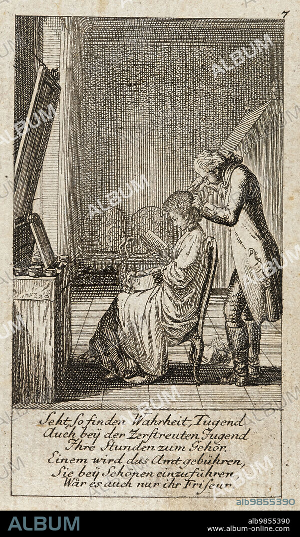 DANIEL NIKOLAUS CHODOWIECKI. Illustration of 'Various Subjects', 1779.