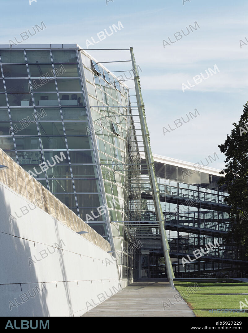 KILDARE COUNTY COUNCIL OFFICES VIEW FROM NORTH.