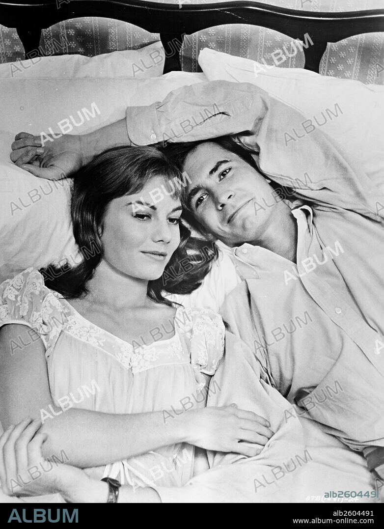 ANTHONY PERKINS and DONNA ANDERSON in ON THE BEACH, 1959, directed by STANLEY KRAMER. Copyright UNITED ARTISTS.