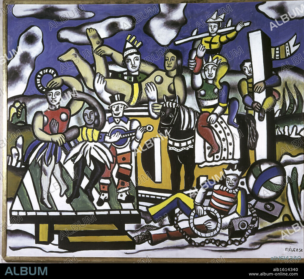 FERNAND LÉGER. The Great Parade by Fernand Leger, 1952, 1881-1955, Private Collection.
