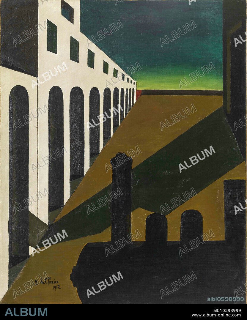 GIORGIO DE CHIRICO. La matinée angoissante.