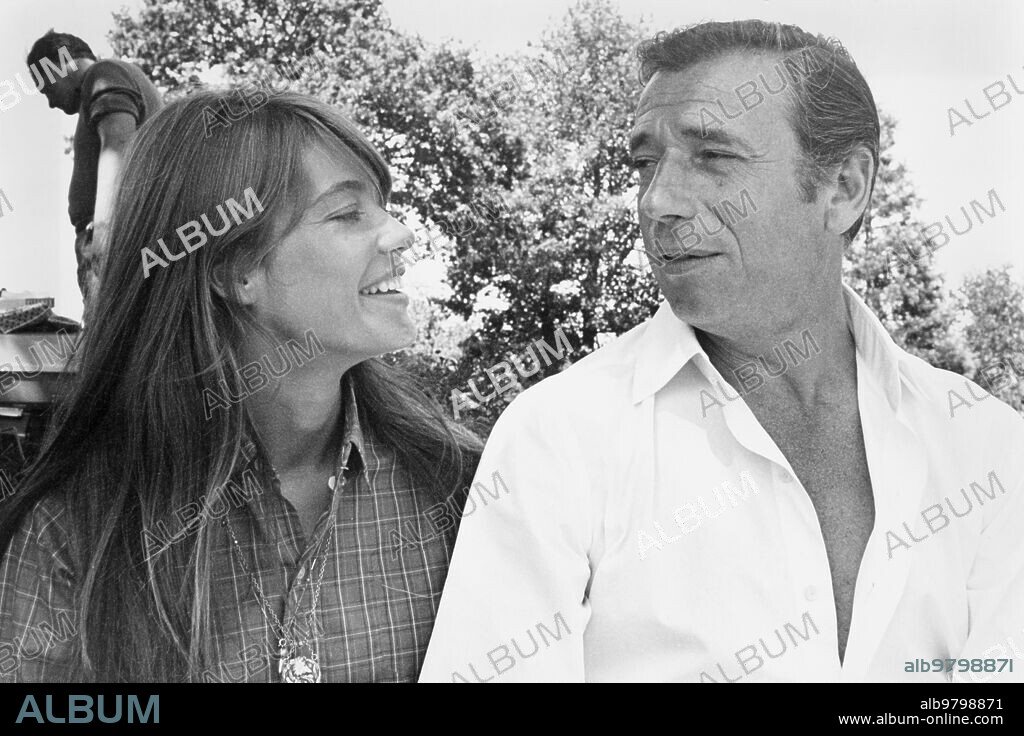 Francoise hardy, yves montand, 1966.