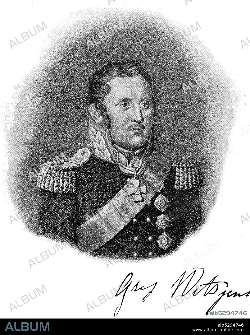 Louis Adolph Peter, 1st Prince of Sayn-Wittgenstein-Ludwigsburg-Berleburg, Ludwig Adolf Peter Furst zu Sayn-Wittgenstein-Berleburg, 1769 - 1843, better known as Peter Wittgenstein in English, was a Prince of the German dynasty Sayn-Wittgenstein and Field Marshal in the Imperial Russian Army during the Napoleonic wars.