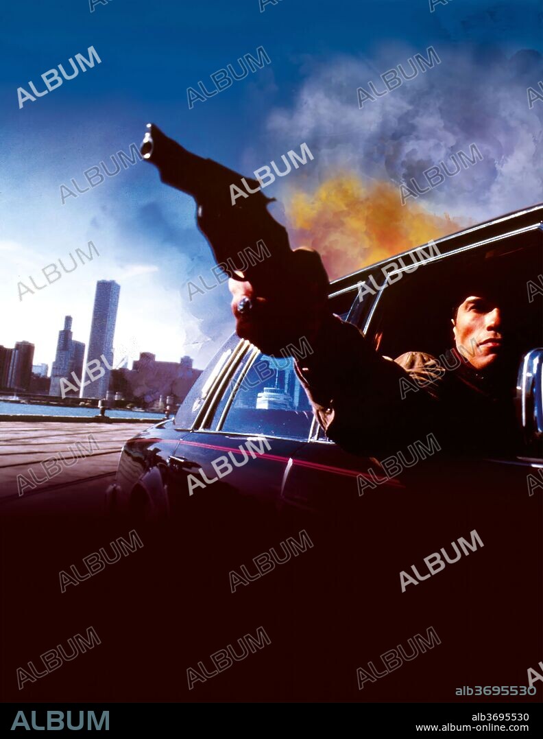 ARNOLD SCHWARZENEGGER en EJECUTOR, 1986 (RAW DEAL), dirigida por JOHN IRVIN. Copyright DE LAURENTIS ENTERTAINMENT GROUP.