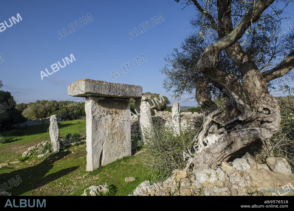 Talatí de Dalt prehistoric site, Maó, Menorca, Balearic Islands, Spain.