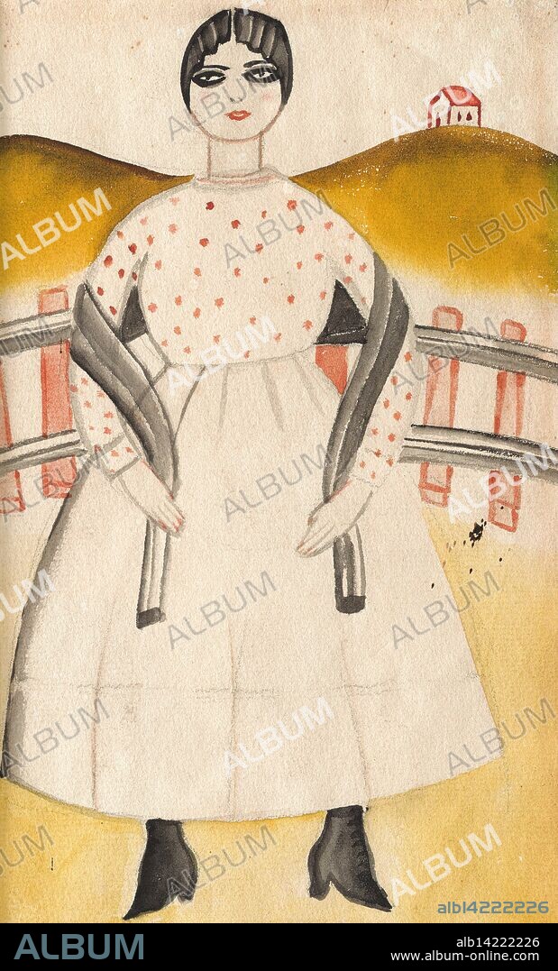FRIDA KAHLO. Muchacha Pueblerina (Country Girl).
