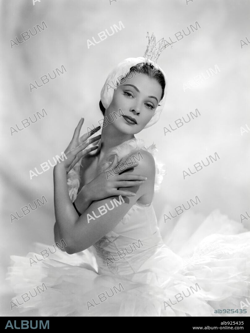 GENE TIERNEY en NO ME ABANDONES, 1953 (NEVER LET ME GO), dirigida por DELMER DAVES. Copyright M.G.M.