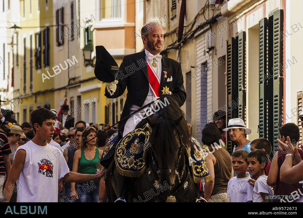 Caixer Senyor, Fiestas de Sant Joan. Ciutadella.Menorca,Islas Baleares,españa.