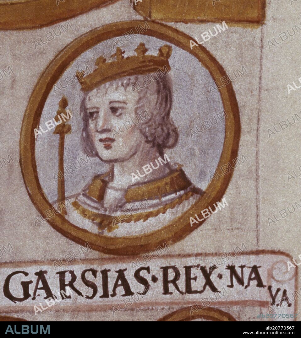 ALONSO DE CARTAGENA. GARCIA REY DE NAVARRA-GENEALOGIA DE LOS REYES DE ESPAÑA-CODICE COPIADO EN EL S XVI POR DIONISIO.
