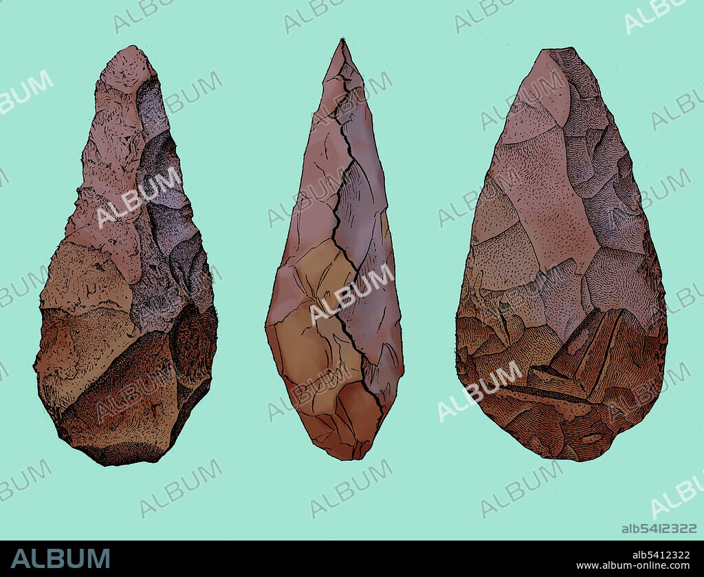 Oldowan (formerly Abbevillian) hand-axe showing sinuous edge. Lower Paleolithic period. The Oldowan, sometimes spelled Olduwan, is the archaeological term used to refer to the earliest stone tool industry in prehistory. Oldowan tools were used during the Lower Paleolithic period, 2.6 million years ago up until 1.7 million years ago, by ancient hominins.