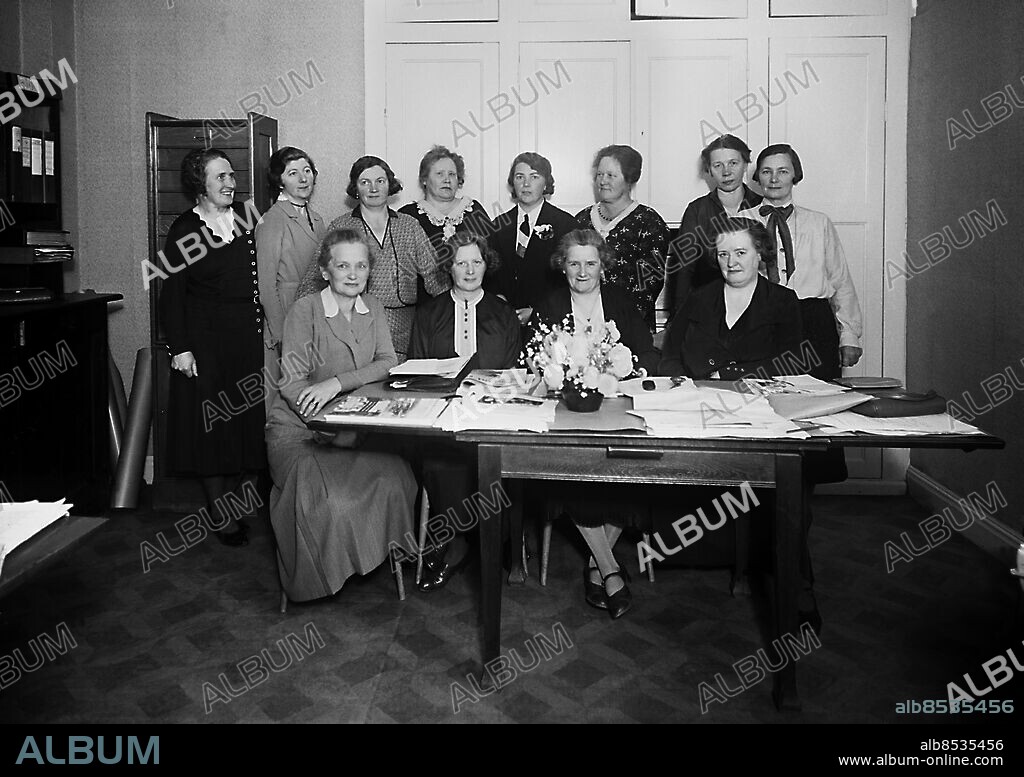 ARKIV 1922 . Pro Patria kvinnohem på Brunnsgatan i Stockholm.. Womens home at Brunnsgatan in Stockholm.. Foto: TT / Kod 1900.