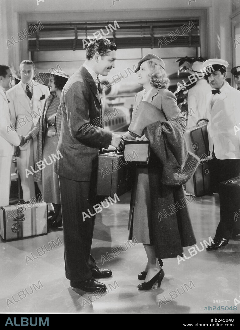 CLARK GABLE and JEAN HARLOW in WIFE VS. SECRETARY, 1936, directed by CLARENCE BROWN. Copyright METRO GOLDWYN MAYER.