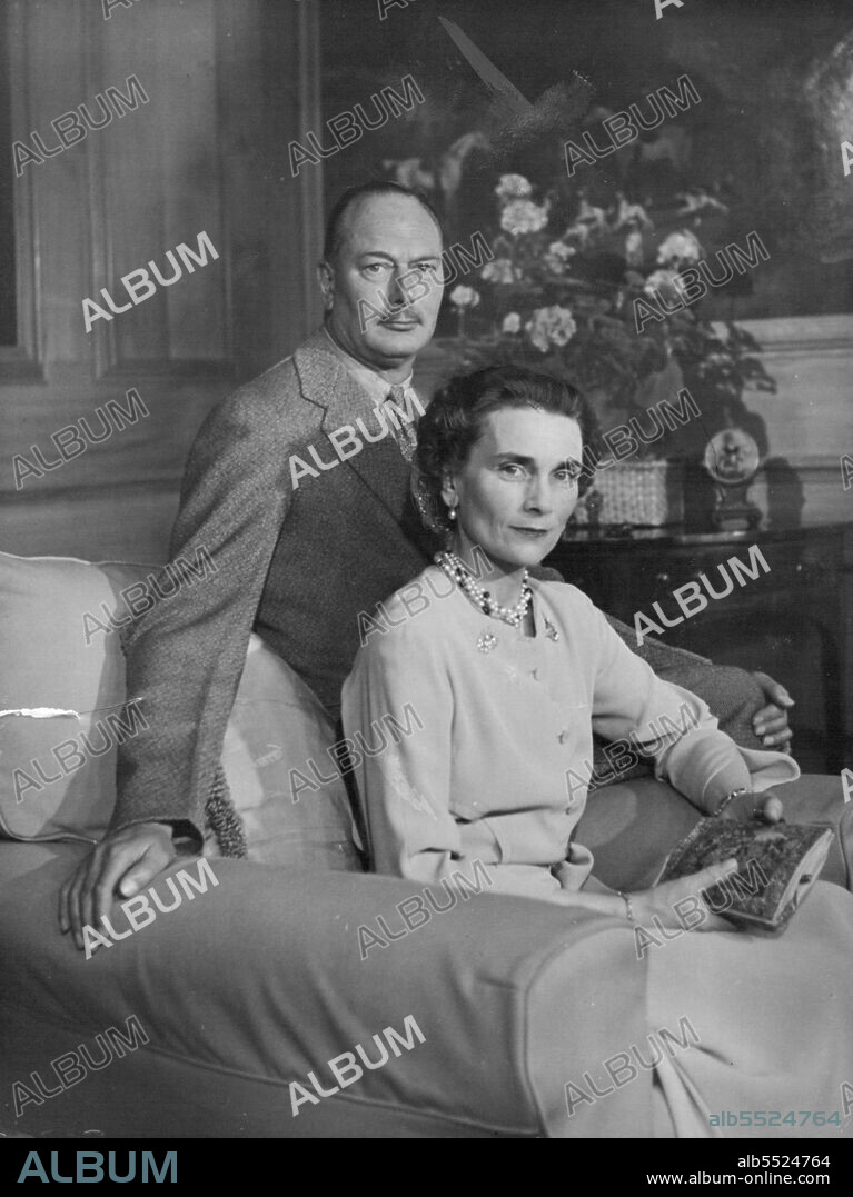 T. R. H. The Duke And Duchess Of Gloucester -- A portrait study (taken in 1950) at York House, St. James' Palace.The Duke and Duchess of Gloucester... took Princess Astrid of Norway to Lady Mary Burghley's party. June 01, 1953. (Photo by Camera Press).