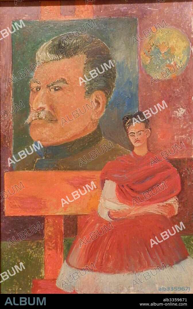FRIDA KAHLO. Self Portrait with Stalin.