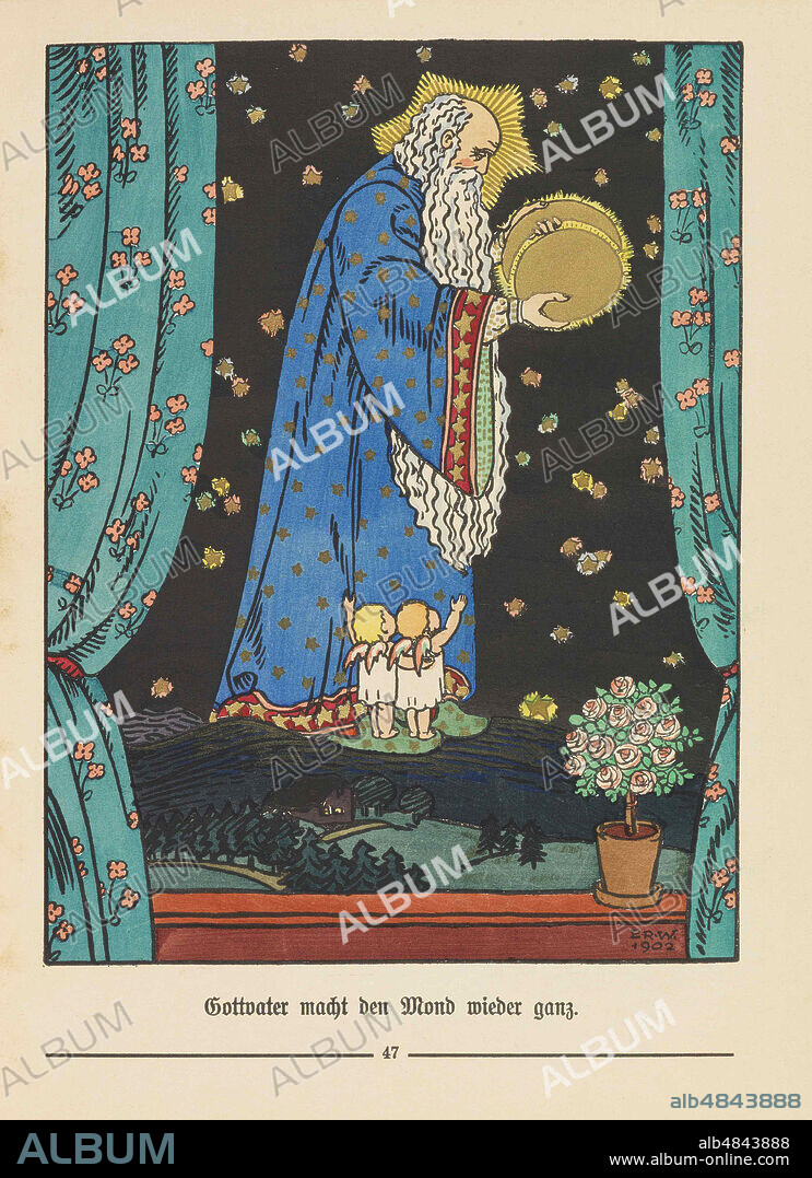 EMIL RUDOLF WEISS. Illustration for "Der Buntscheck" by Richard Dehmel.