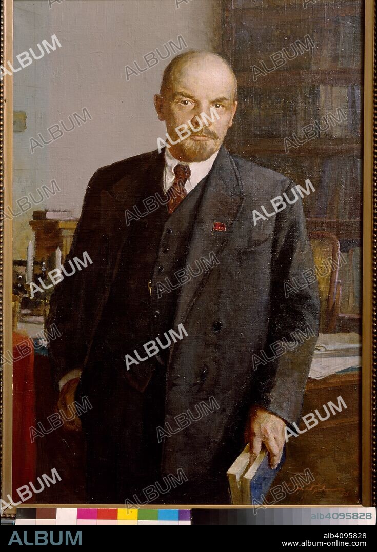 IOSIPH ALEXANDROVICH SEREBRYANY. Portrait of Vladimir Lenin (1870-1924).