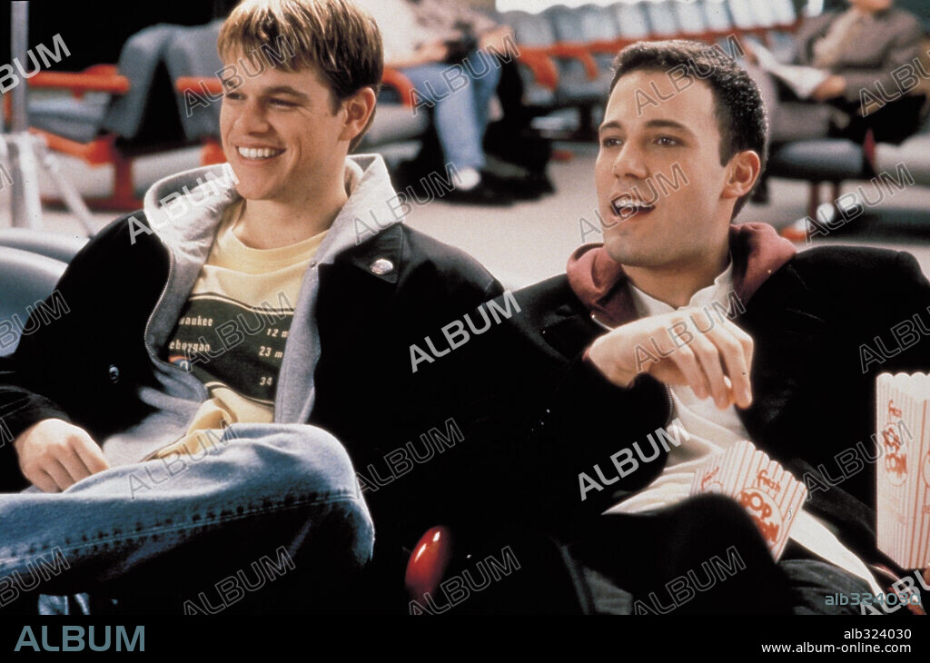 BEN AFFLECK y MATT DAMON en DOGMA, 1999, dirigida por KEVIN SMITH. Copyright VIEW ASKEW.