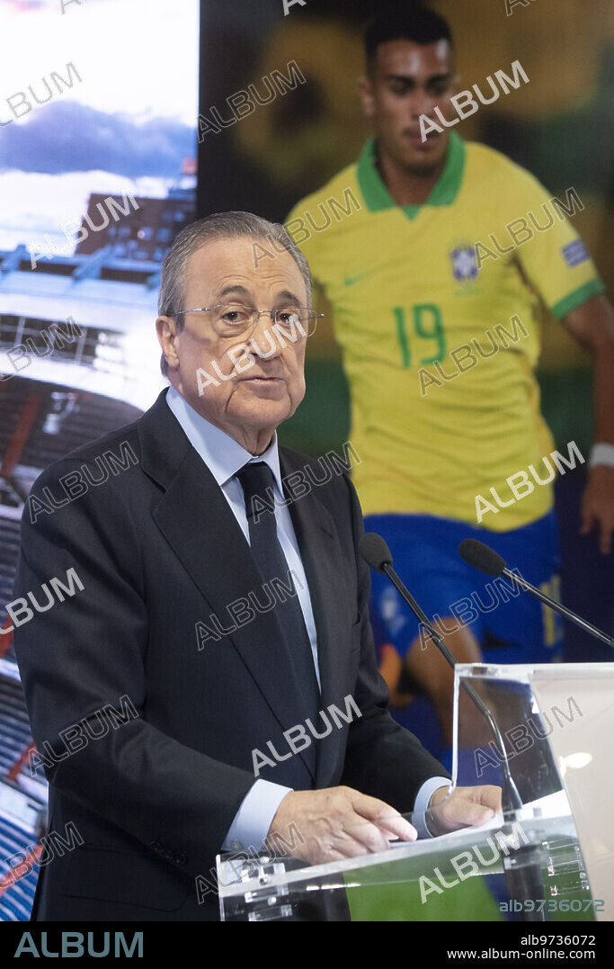 Madrid, 02/18/2020. Santiago Bernabeu. Presentation of the Brazilian player of Real Madrid, Reinier. Photo: De San Bernardo. ARCHDC.