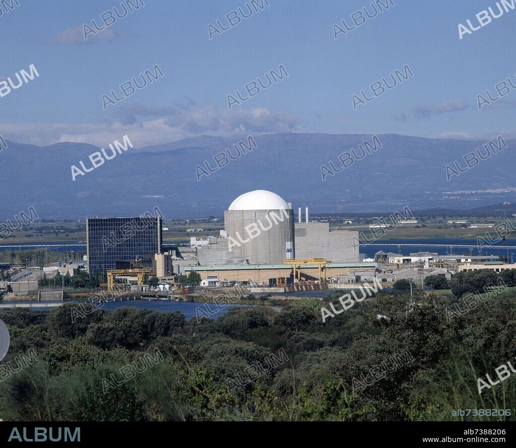 PANORAMICA DE LA CENTRAL NUCLEAR DE ALMARAZ.
