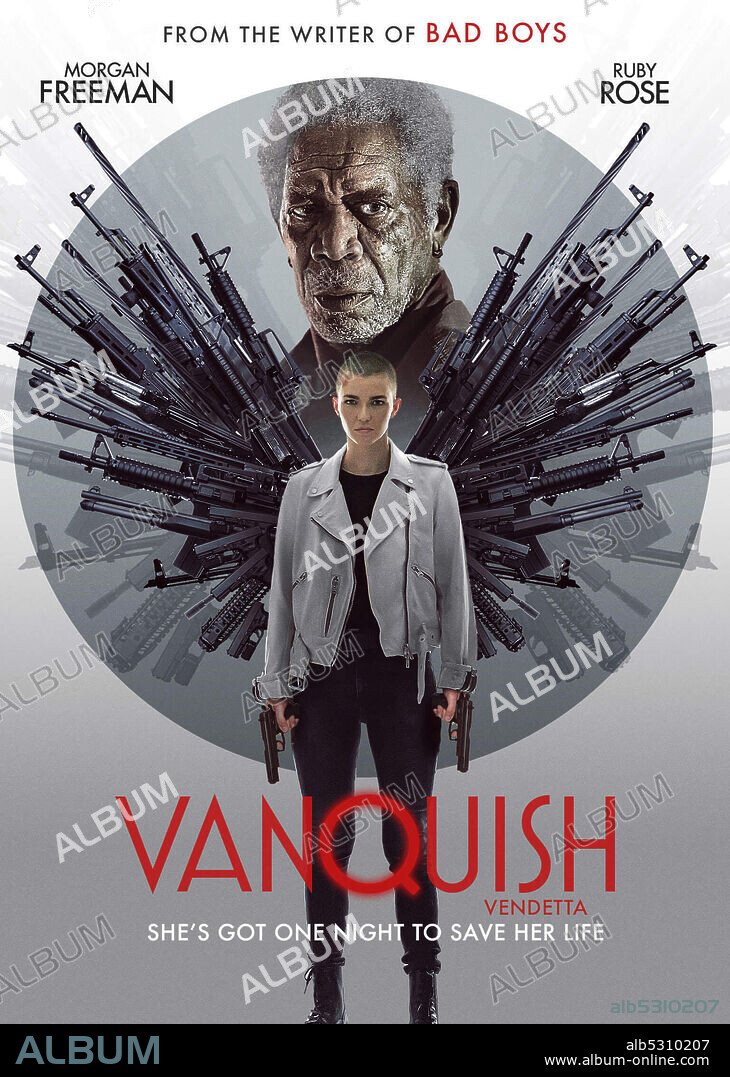 MORGAN FREEMAN and RUBY ROSE in VANQUISH, 2021, directed by GEORGE GALLO. Copyright Capstone Group / March On Productions.