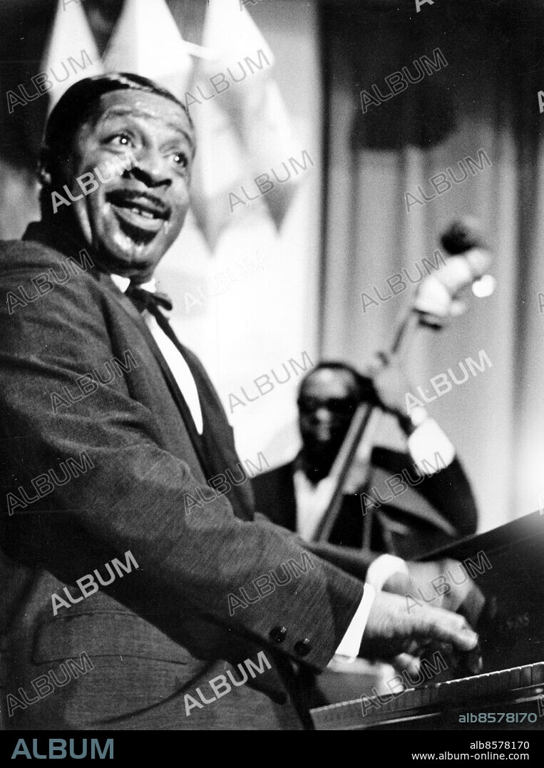 Erroll Garner. Garner Erroll musiker Scen 1964. Foto: Sydsvenskan / IBL Bildbyrå.