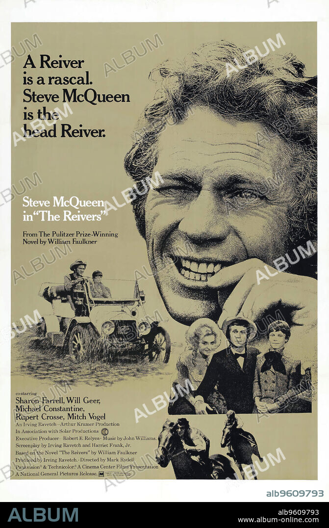 Poster of THE REIVERS, 1969, directed by MARK RYDELL. Copyright CINEMA CENTER.