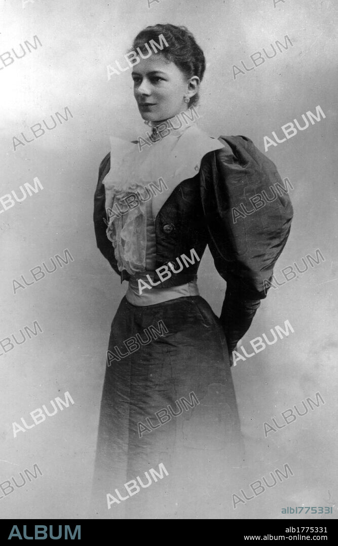 Sophie Chotek as a young woman. Portrait of Countess Sophie Chotek, wife of the Archduke of Austria Francis Ferdinand. 1890s.